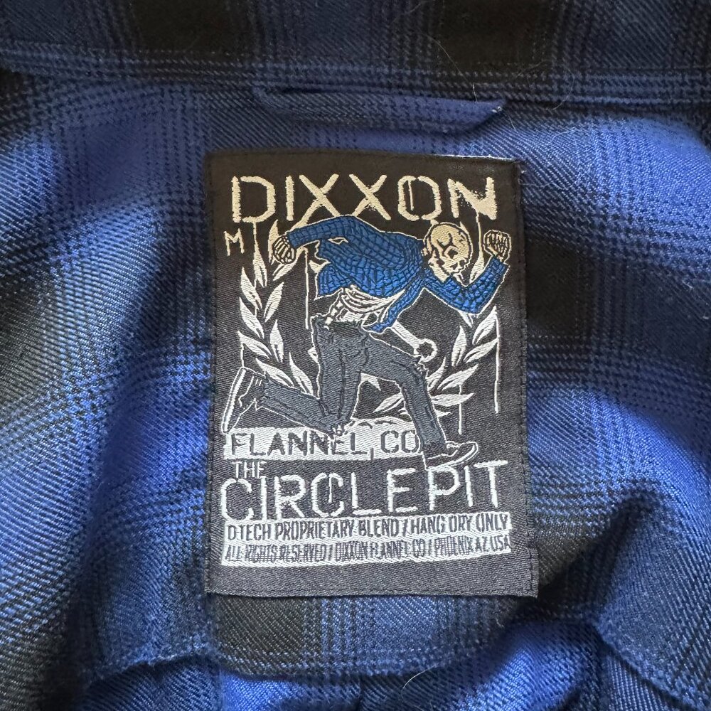 Dixxon Circle Pit Flannel – Size Medium – Rare Drop